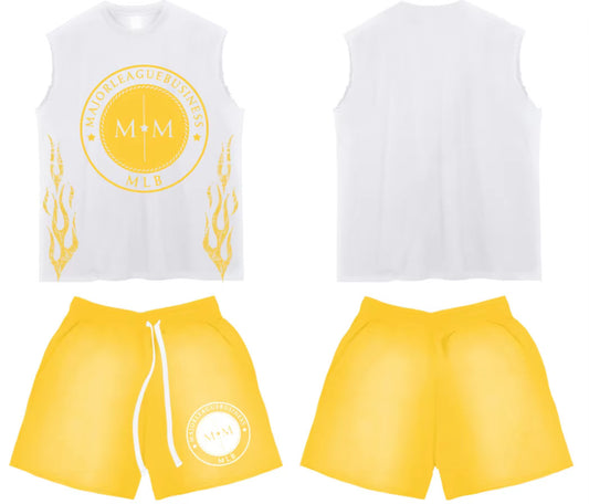MajorLeagueBusiness Sleeveless Shirt & Short Set